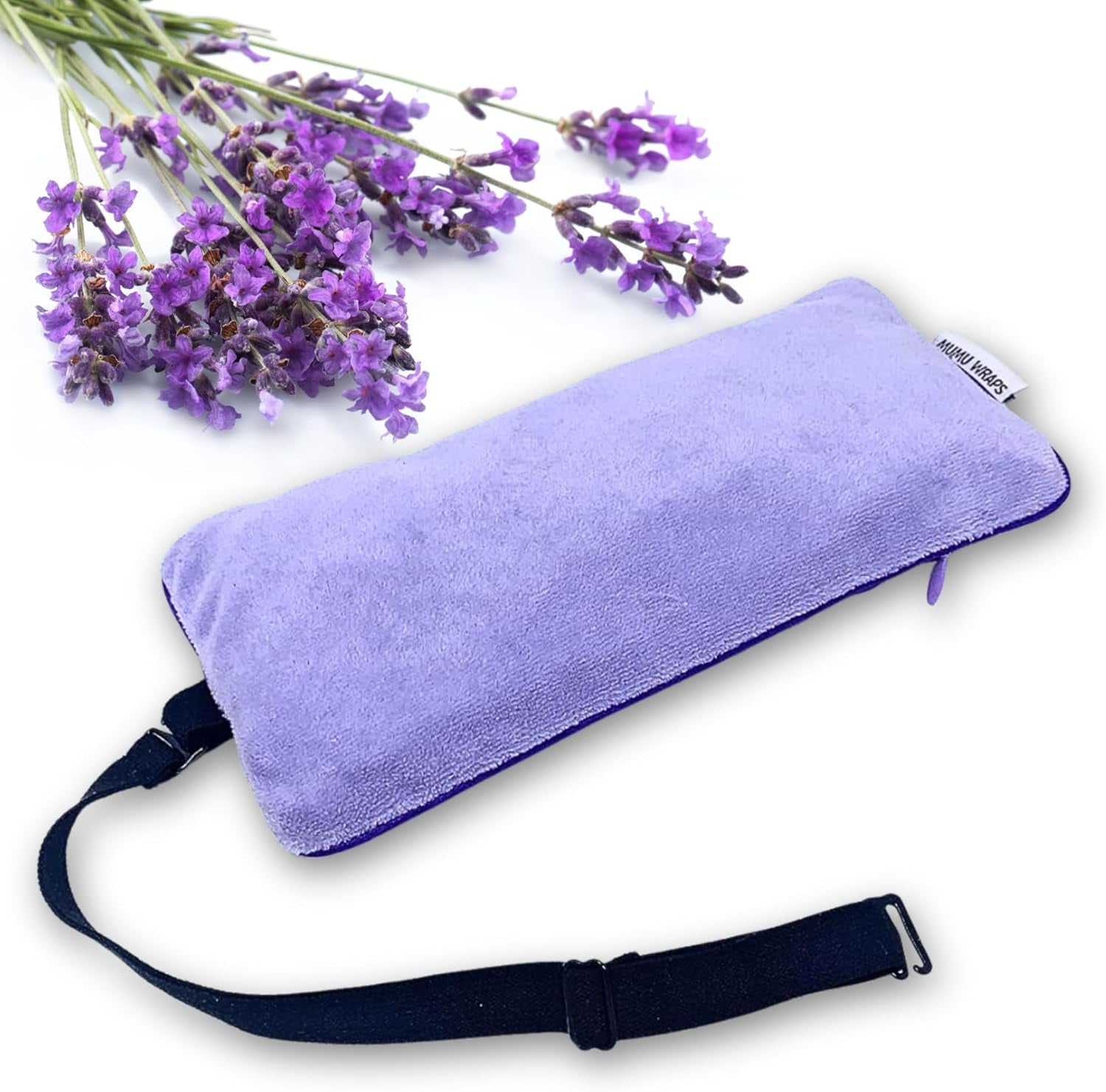 Mumu Wraps Lavender Aromatherapy Weighted Eye Pillow - Ultimate Relaxation for Sleep, Yoga, and Meditation - Bonus Cover Included - Perfect Gift for Women and Moms
