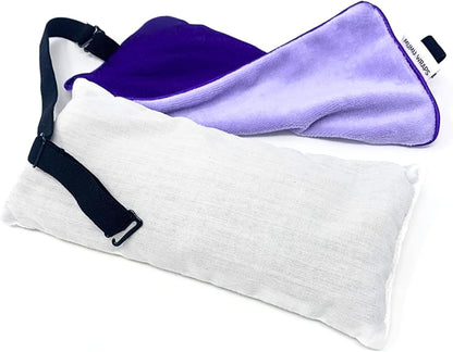 Mumu Wraps Lavender Aromatherapy Weighted Eye Pillow - Ultimate Relaxation for Sleep, Yoga, and Meditation - Bonus Cover Included - Perfect Gift for Women and Moms