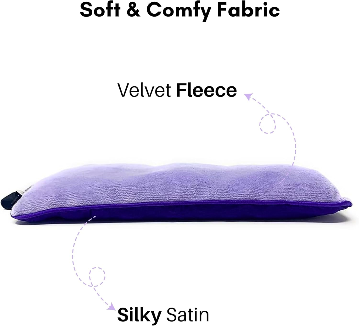 Mumu Wraps Lavender Aromatherapy Weighted Eye Pillow - Ultimate Relaxation for Sleep, Yoga, and Meditation - Bonus Cover Included - Perfect Gift for Women and Moms