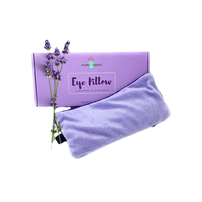Mumu Wraps Lavender Aromatherapy Weighted Eye Pillow - Ultimate Relaxation for Sleep, Yoga, and Meditation - Bonus Cover Included - Perfect Gift for Women and Moms