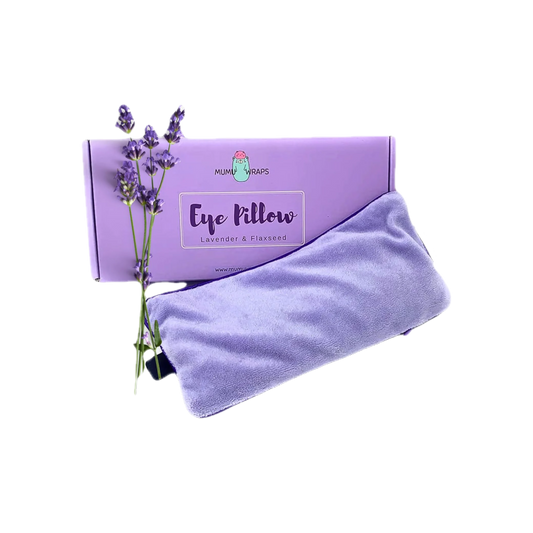 Mumu Wraps Lavender Aromatherapy Weighted Eye Pillow - Ultimate Relaxation for Sleep, Yoga, and Meditation - Bonus Cover Included - Perfect Gift for Women and Moms