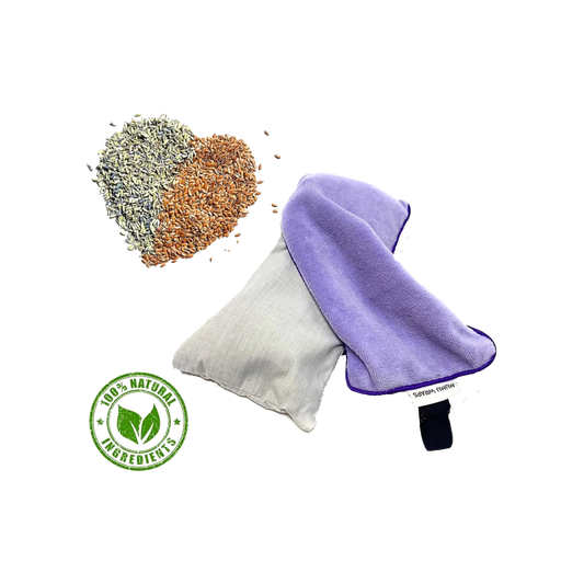 Mumu Wraps Lavender Aromatherapy Weighted Eye Pillow - Ultimate Relaxation for Sleep, Yoga, and Meditation - Bonus Cover Included - Perfect Gift for Women and Moms